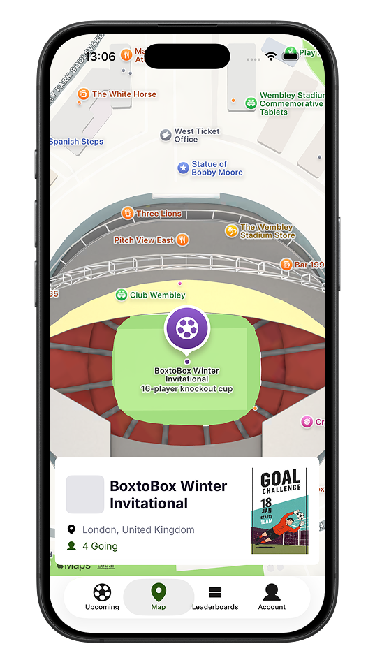 BoxtoBox tournament view